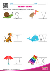 Beginning Sounds S to X